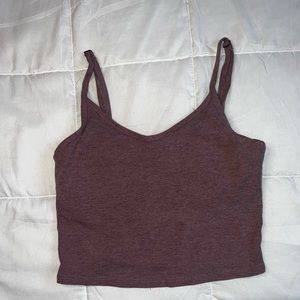 Pink tank top with build in bra